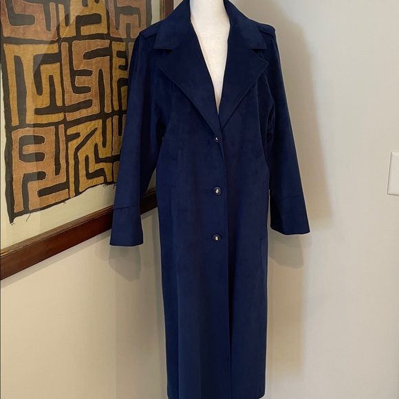 Vintage Mario Bragrotte Women's Ultrasuede Coat - Picture 6 of 11